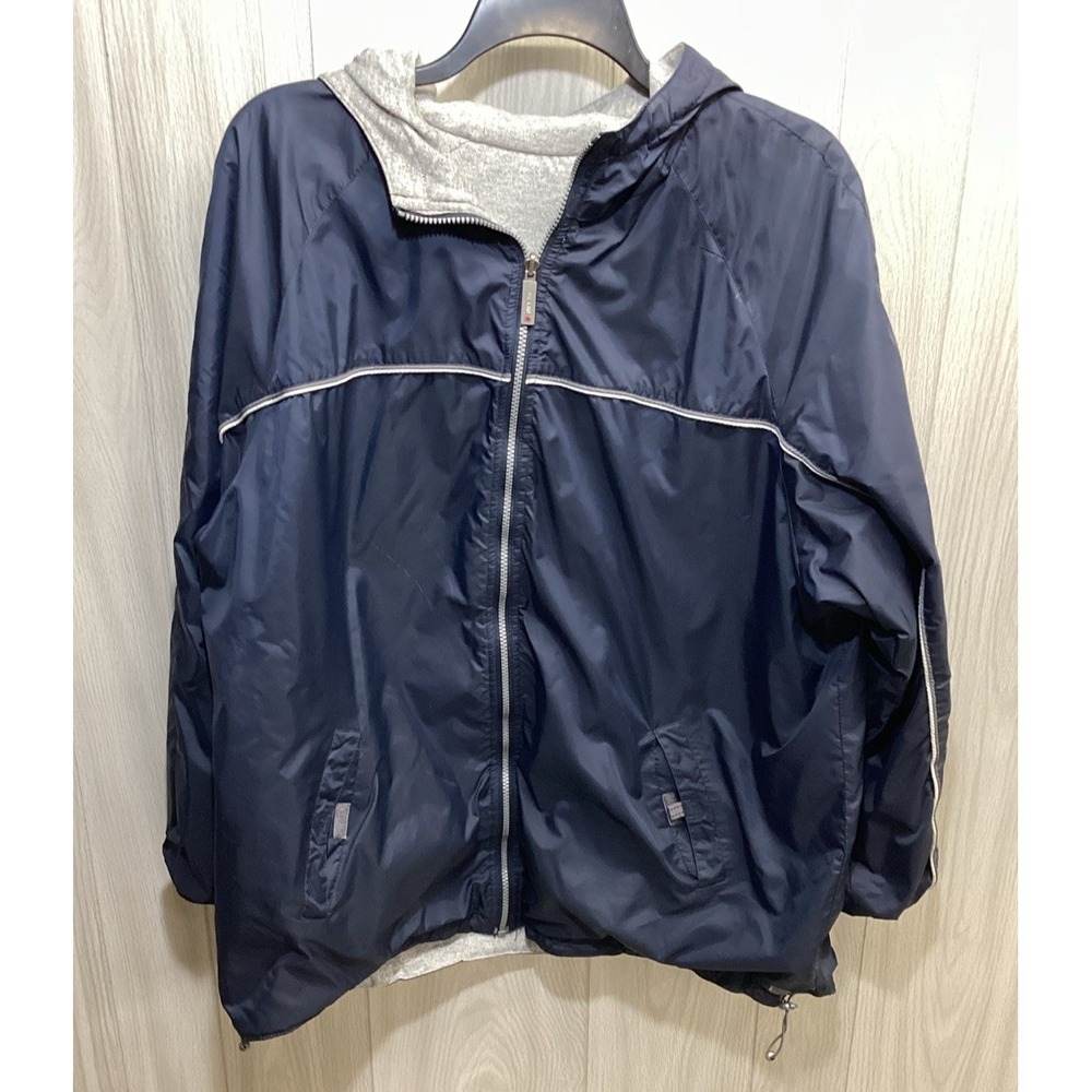 E 02 Women's (Size 26 x 30") Long Sleeve Lined Hooded Full Zip Coat‎ Pockets